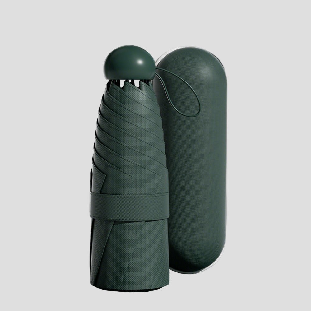 Sun Protective Green Capsule UV Umbrella UPF 50_