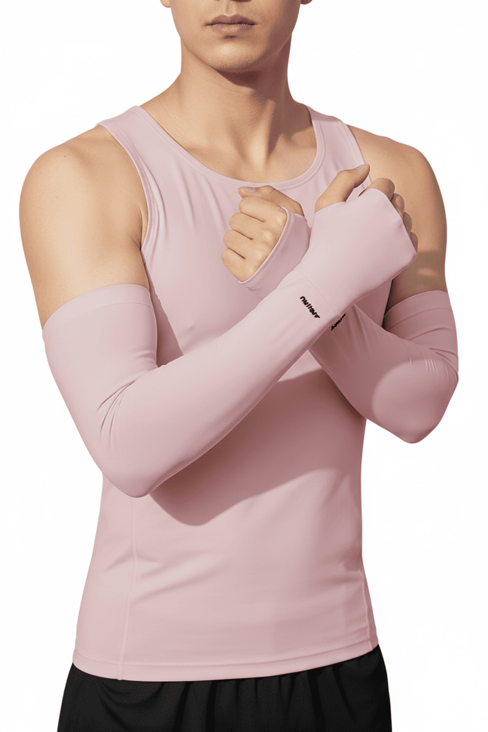 Pink Cooling Arm Sleeves UPF 100