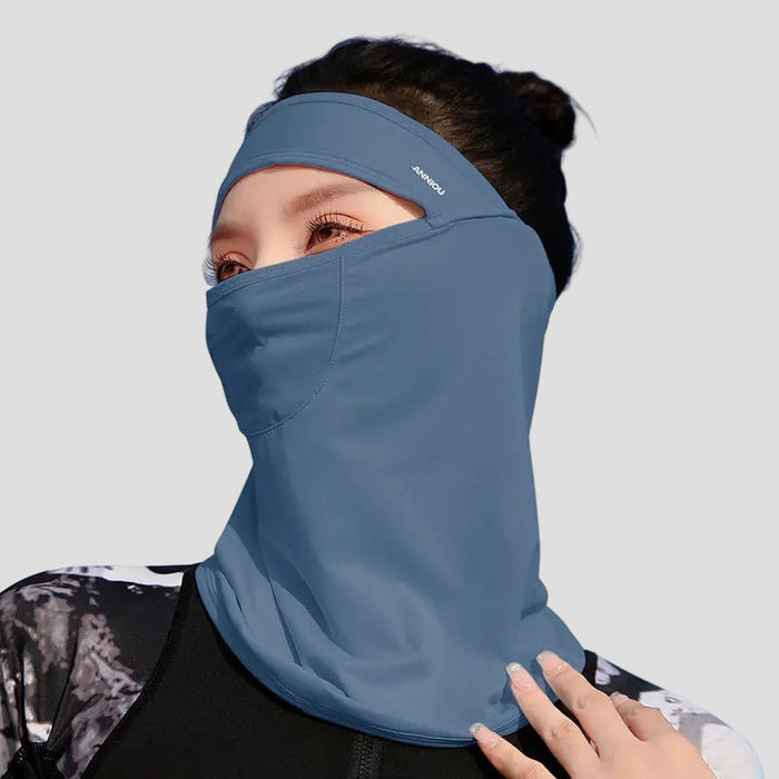 blue Cooling Gaiter Face Mask