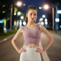 Cross Pleated Tank Top UPF 50+ - Sun Protection Clothing