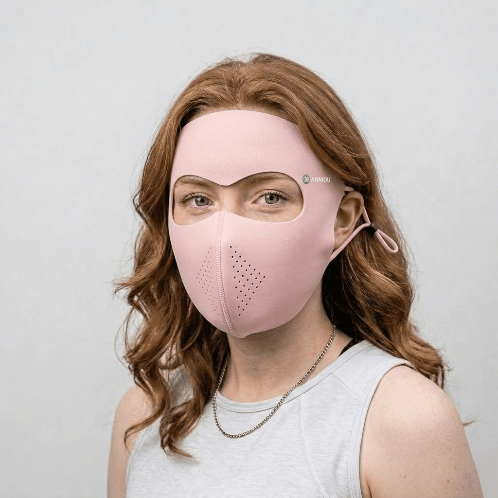 Women's Pink Drinkable Breathable Face Mask