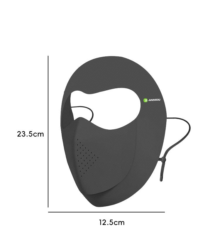 Drinkable Breathable Face Mask Size Guide dark gray, light gray, light pink, Black