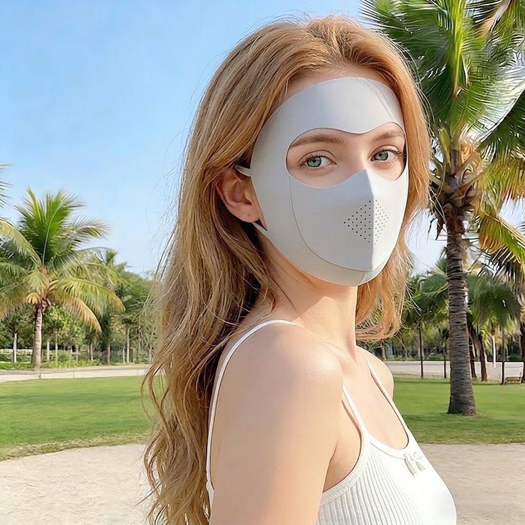 UPF 50+ Light Pink Drinkable Breathable Face Mask