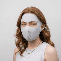 Women's Light Gray Drinkable Breathable Face Mask