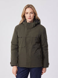 #NavyGreen Heated Softshell Jacket