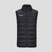 womens black Dual Switch Heated Gilet by Anniou