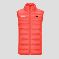 womens blue Dual Switch Heated Gilet by Anniou