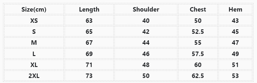 womens dual heat size guide