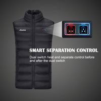 Dual Switch Heated Gilet controls