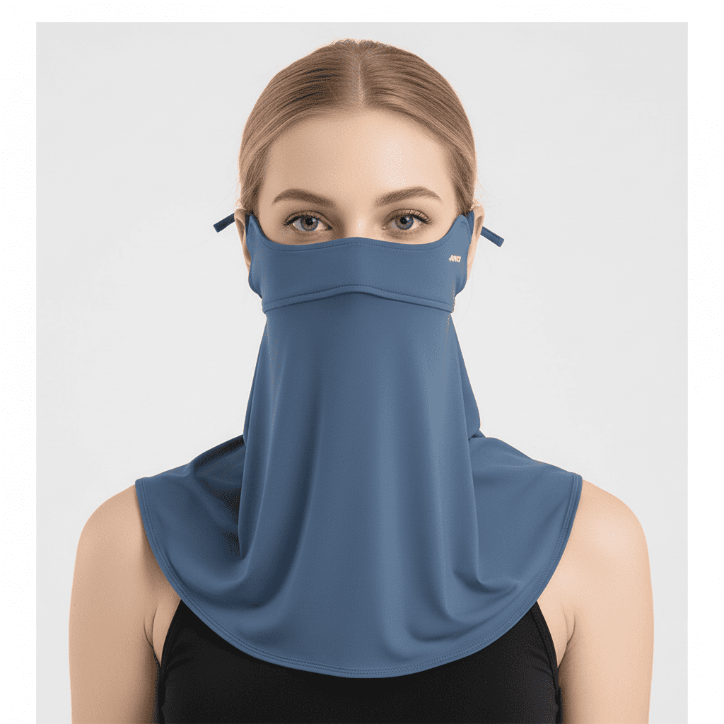 Blue Face Cover UPF 50+