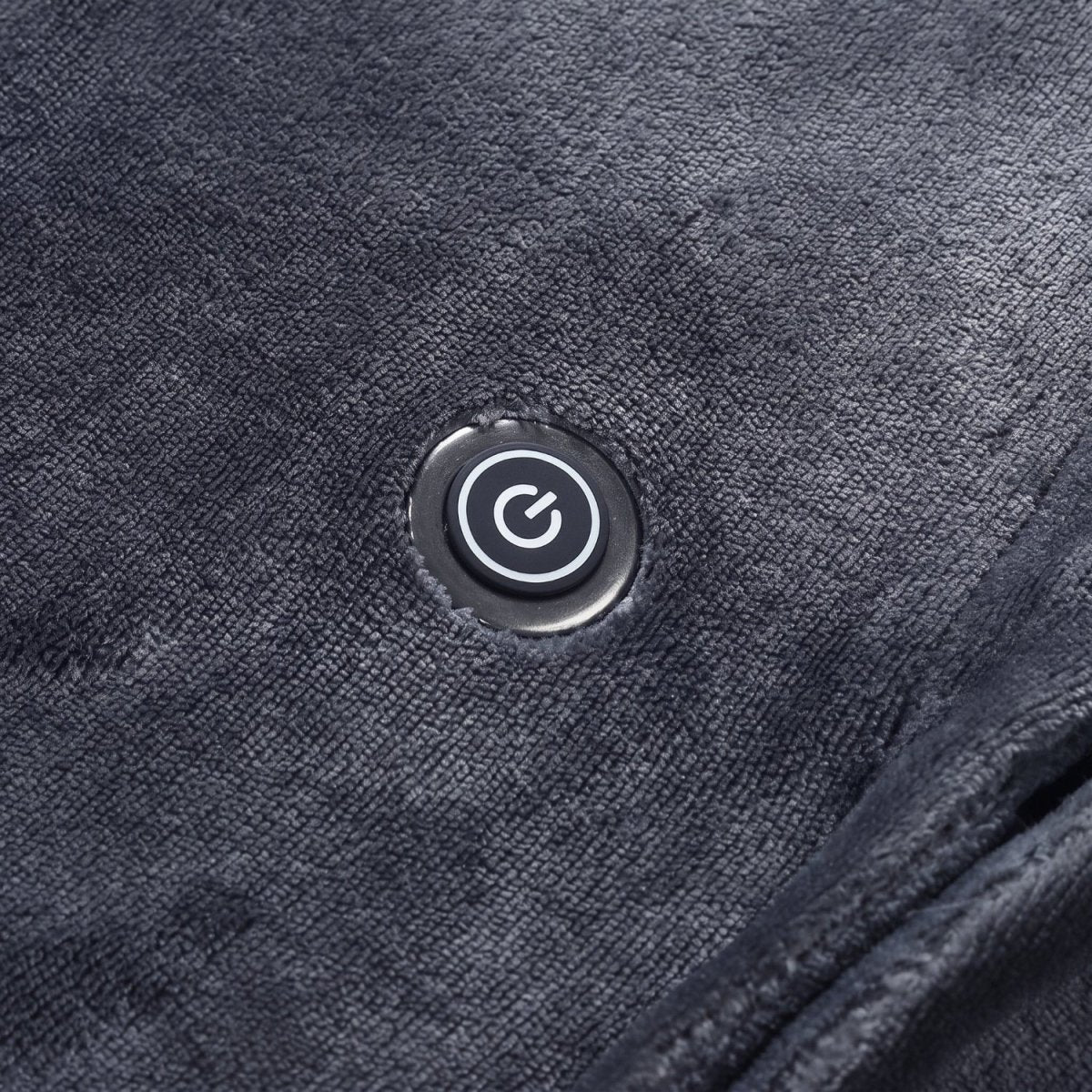 one-touch heating switch on heating cape fabric