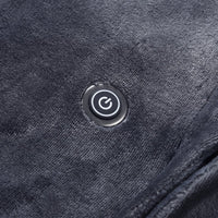one-touch heating switch on heating cape fabric