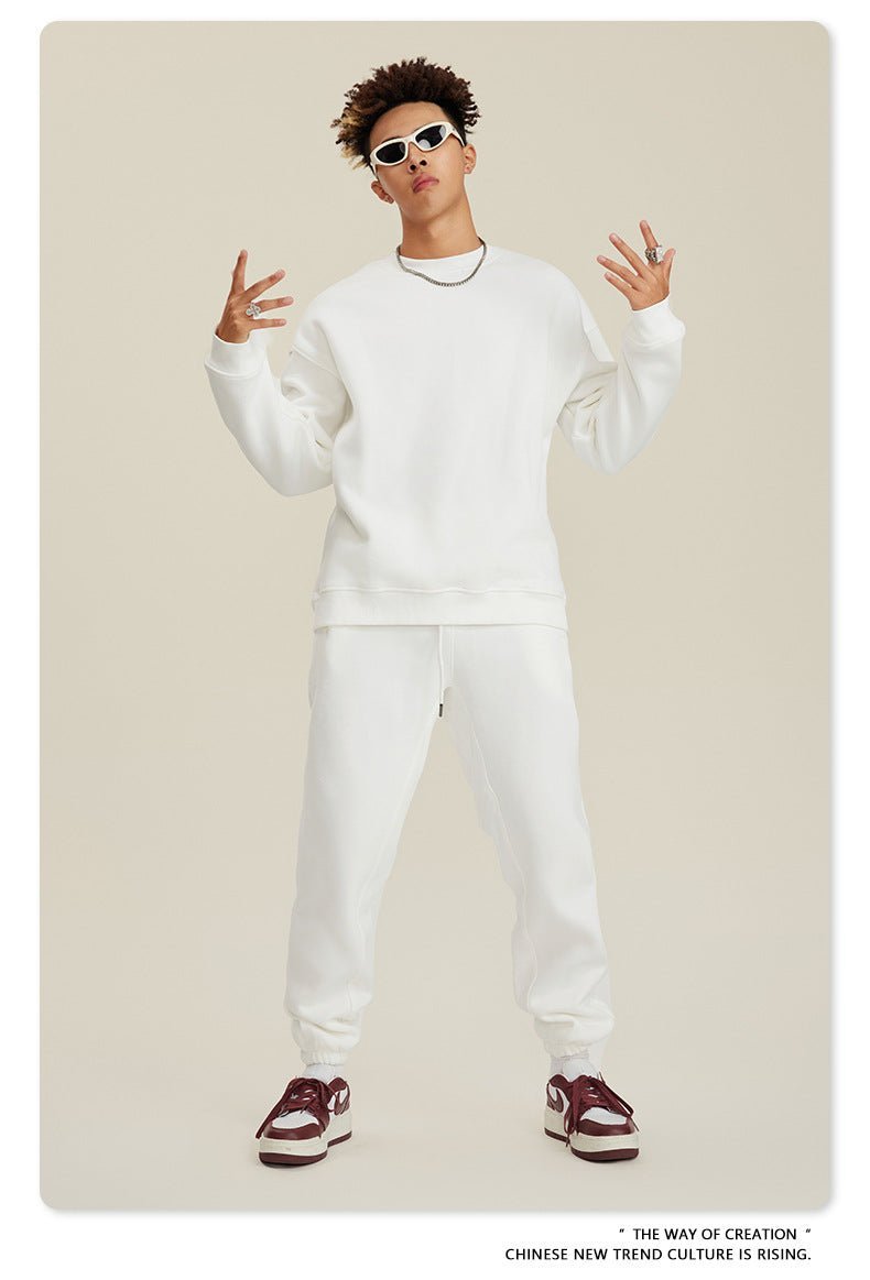 Fleece Sweatshirt and Sweatpants Set
