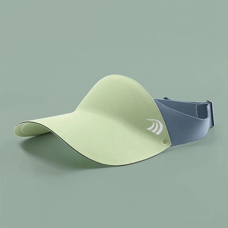 Kids Light Green Foldable Sun Protection Visor
