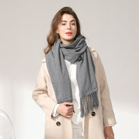 Fringed Heated Scarf - Sun Protection Clothing
