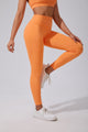 Full Length Leggings UPF 50+ orange high waist