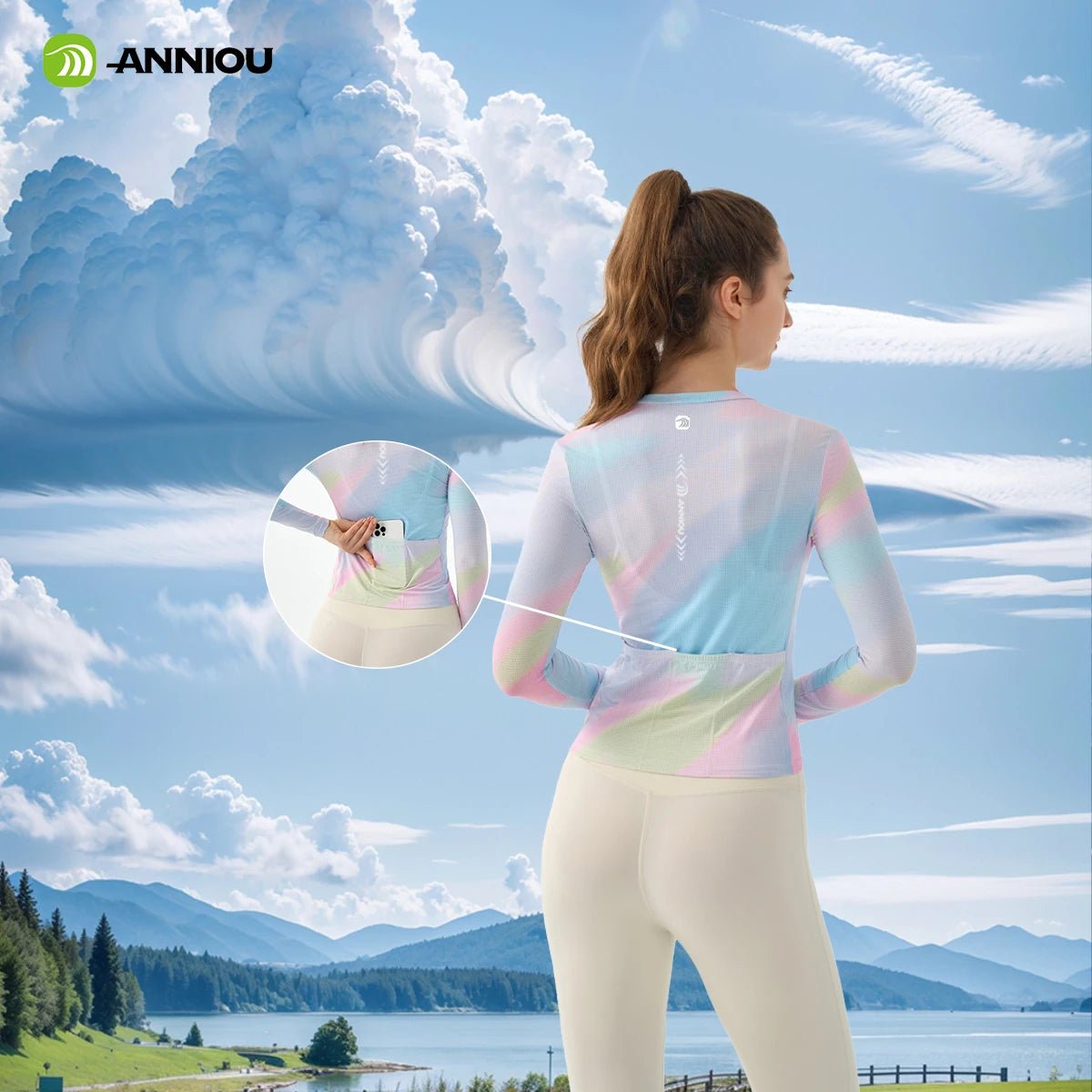 Full Zip Athletic Jacket UPF 50+ - Sun Protection Clothing