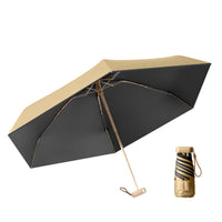 Mini Gold and Black UPF 50+ Umbrella
