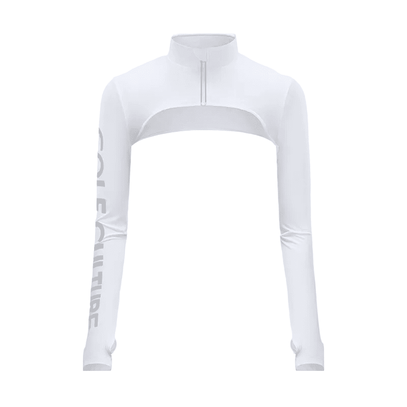 White Golf Shoulder Wrap UPF 50+