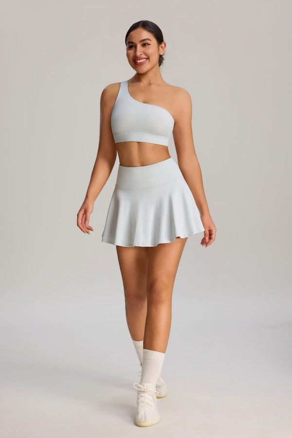 Anniou Golf Tennis Sports Skirt UPF 50+ in Glacier Gray