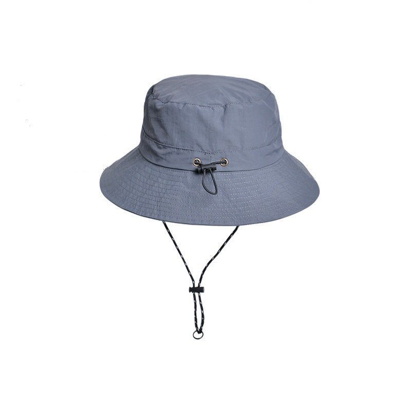 gray Vacation Bucket Hat UPF 50+