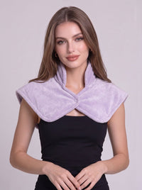 #purple Heated Car Shawl