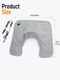 size information of #grey Heated Car Shawl