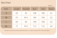 Anniou Men's heated fleece size guide