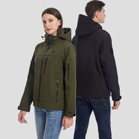10 Area Heated Hooded Softshell Jacket for men and women