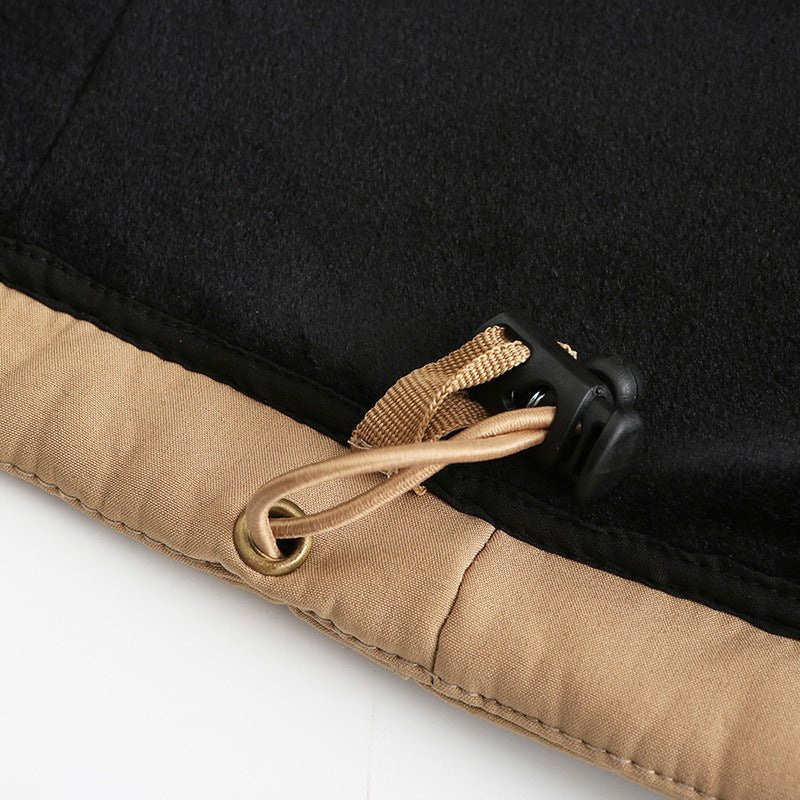 Heated Parka Jacket drawstring