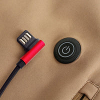 Heated Parka Jacket charge point