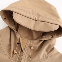 men's Heated Parka Jacket hood