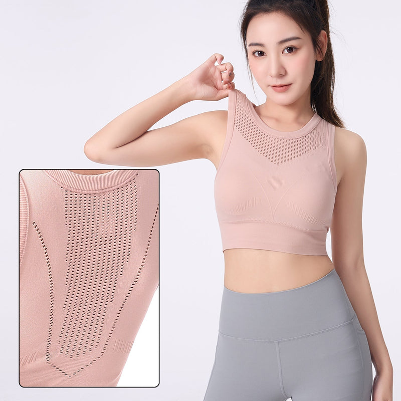 High - Impact Shockproof Yoga Bra - Sun Protection Clothing