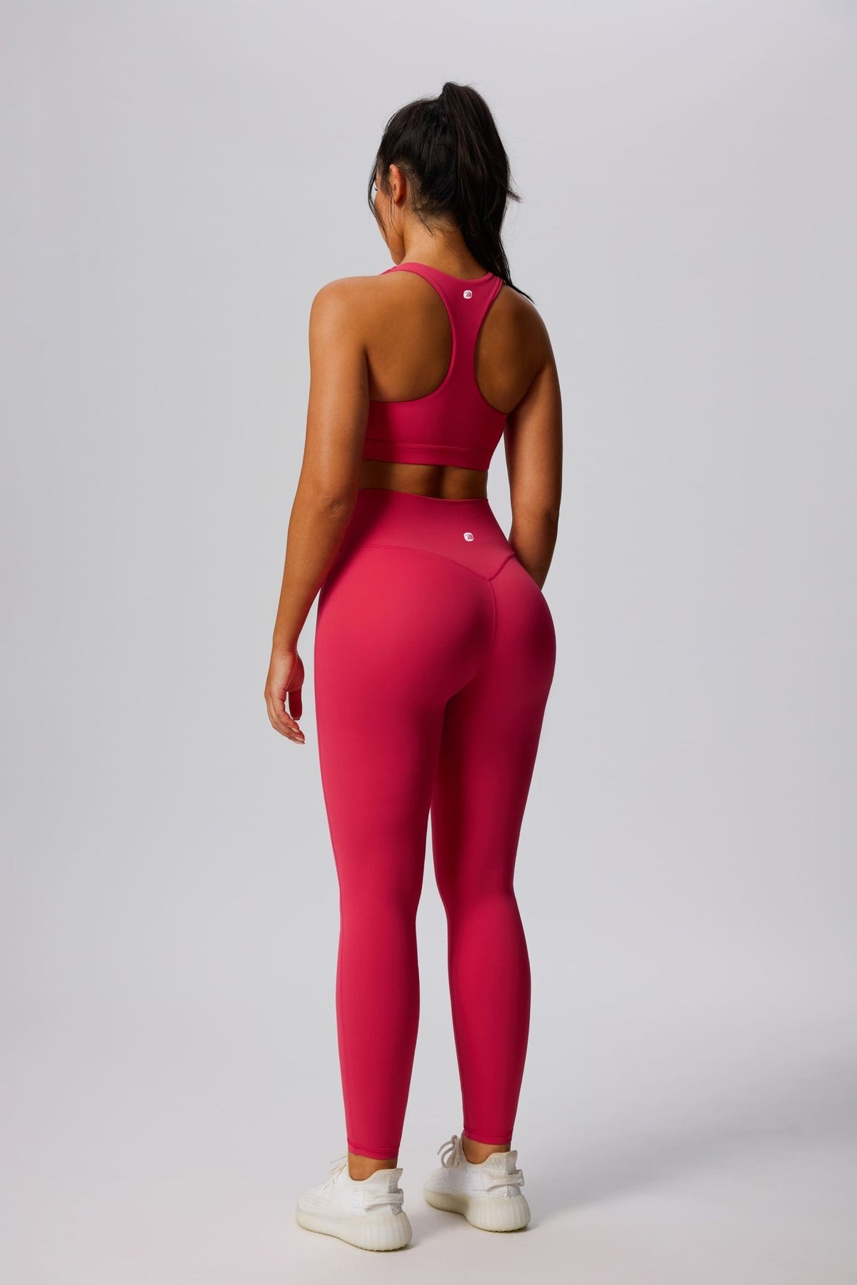 UPF 50+ 4 way stretch sports bra and leggings Back