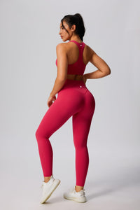 UPF 50+ Racerback Sports Bra and Leggings by Annioi