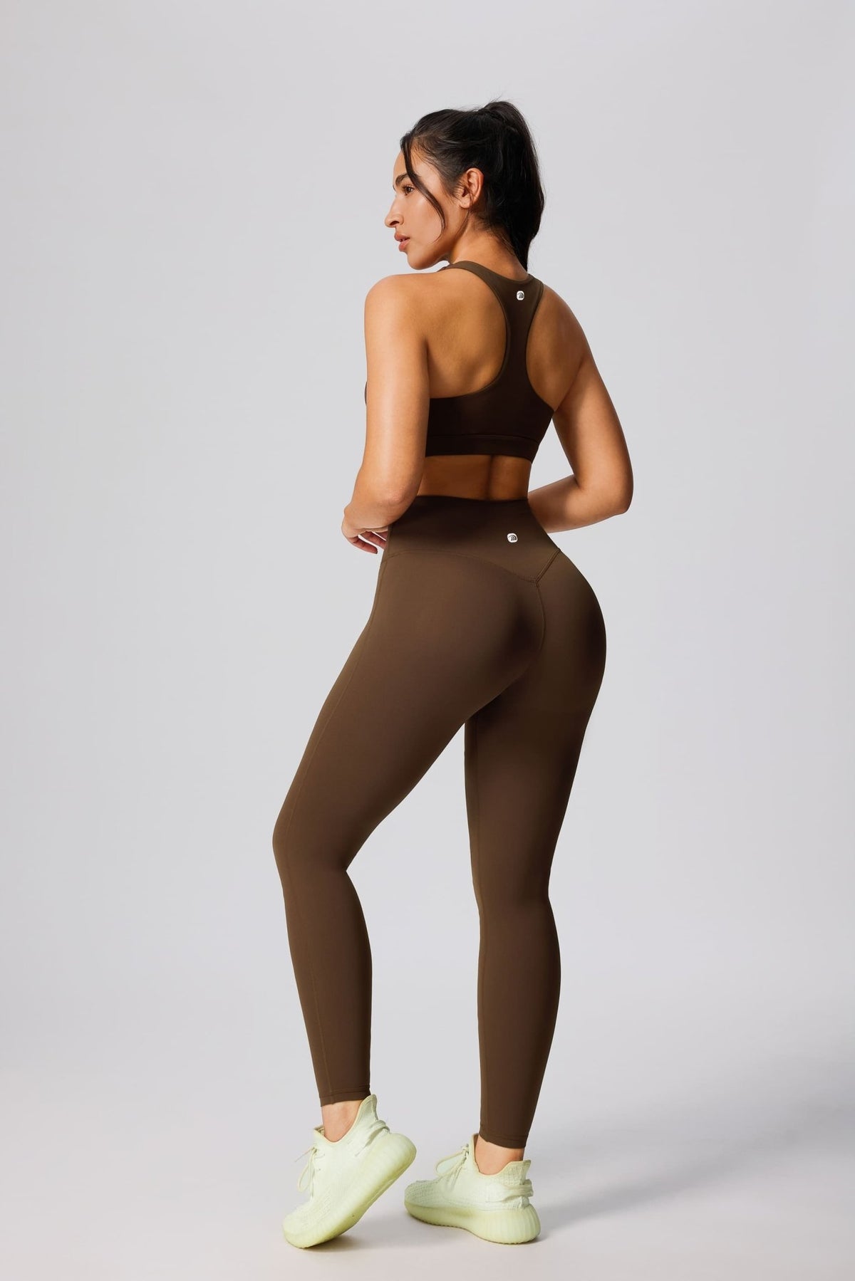 Anniou Booty Lift Leggings and Racerback Sports Bra