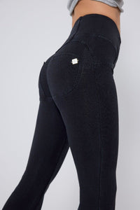 High Waist Straight Flare Jeans