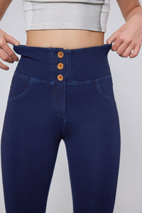 High Waist Straight Flare Jeans