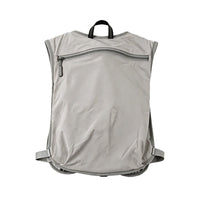Back of Grey Marathon Hydration Backpack Sports Vest