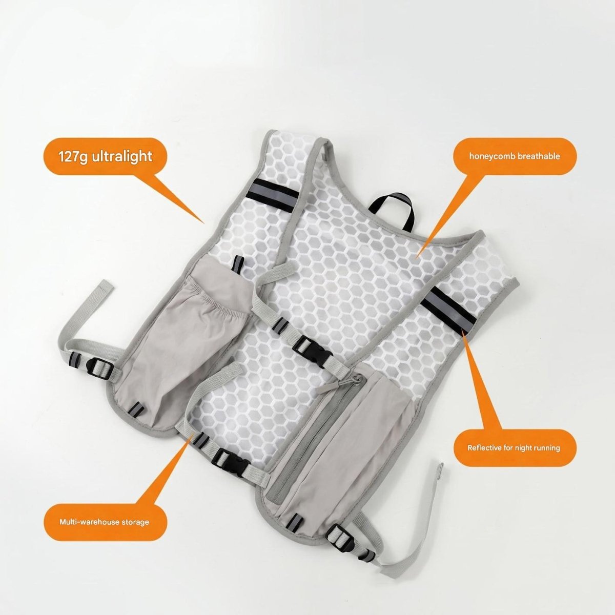 Adjustable running backpack