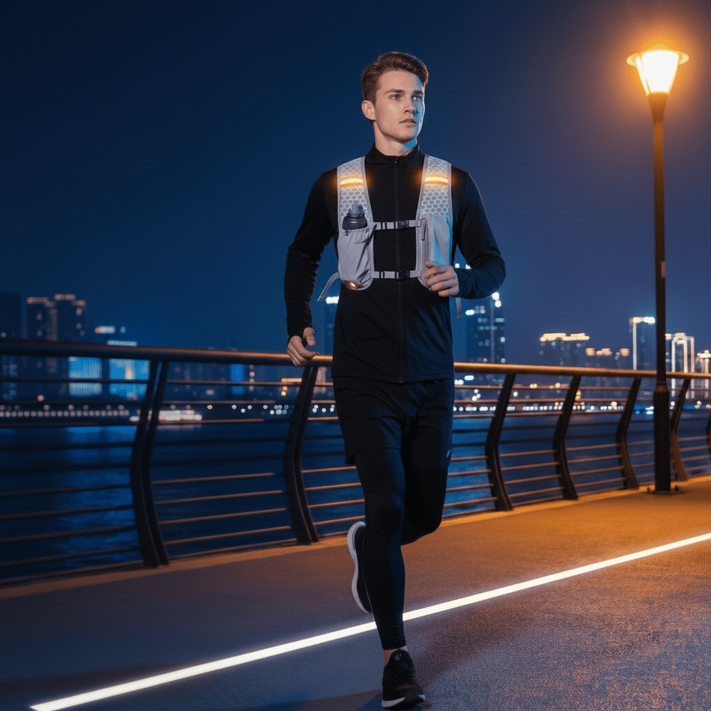 High - brightness reflective design enhances nighttime safety
