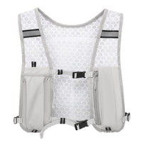Grey Marathon Hydration Backpack Sports Vest