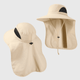 khaki UPF 50+ Fishing Hat