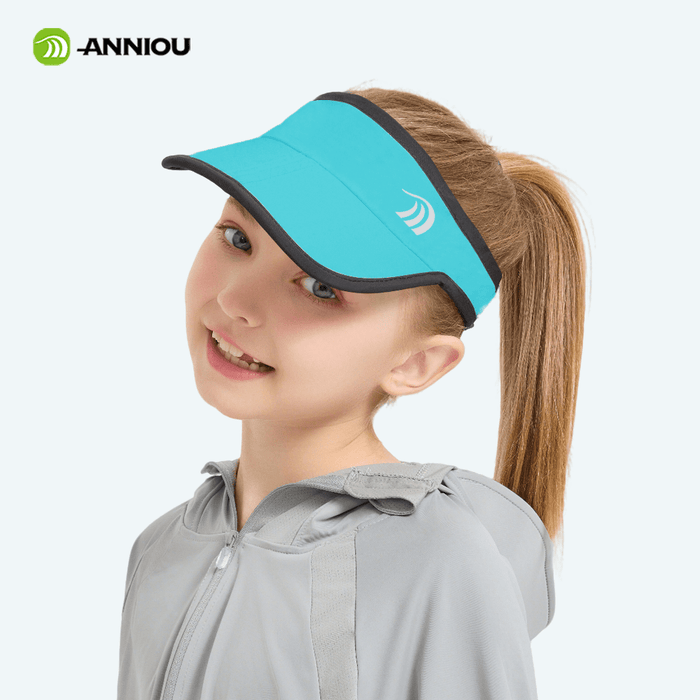 Kids Light Blue UPF 50+ Sun Visor by Anniou