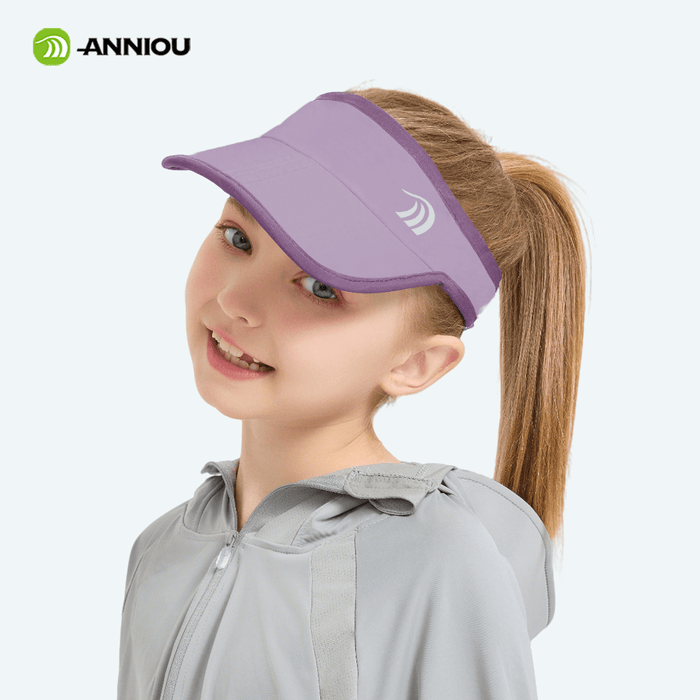 Kids Purple UPF 50+ Sun Visor by Anniou