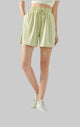 Light Green High Waist Sun Protection Sports Shorts