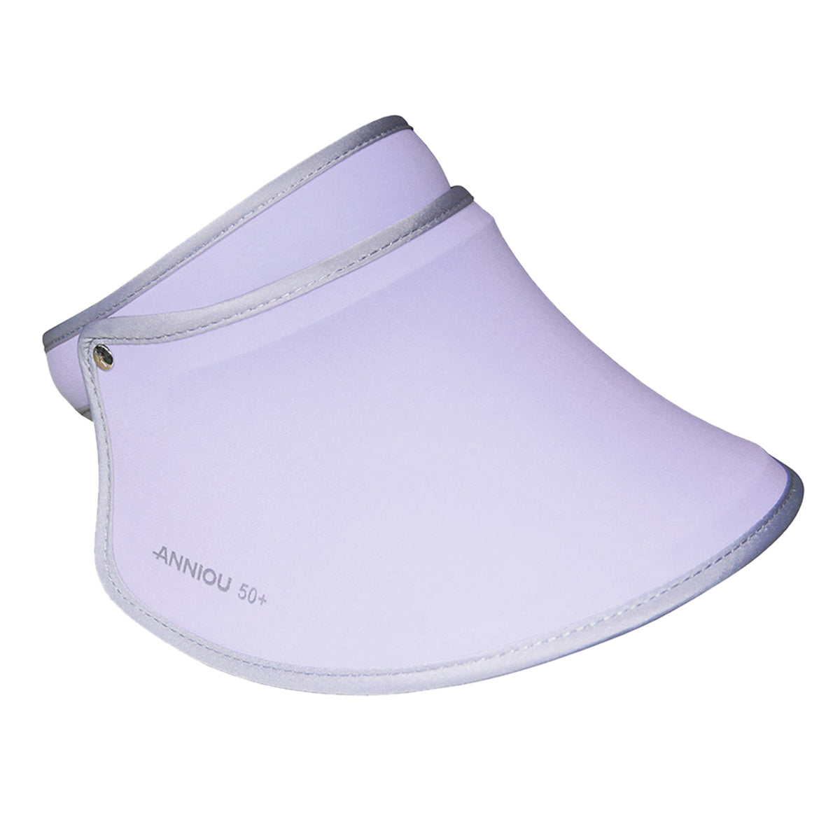 light blue Long Visor Sun Protection Hat 