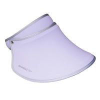 light blue Long Visor Sun Protection Hat 