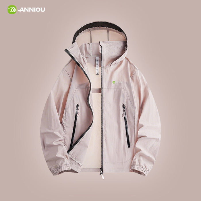 Pink UPF 100+ Hooded Jacket