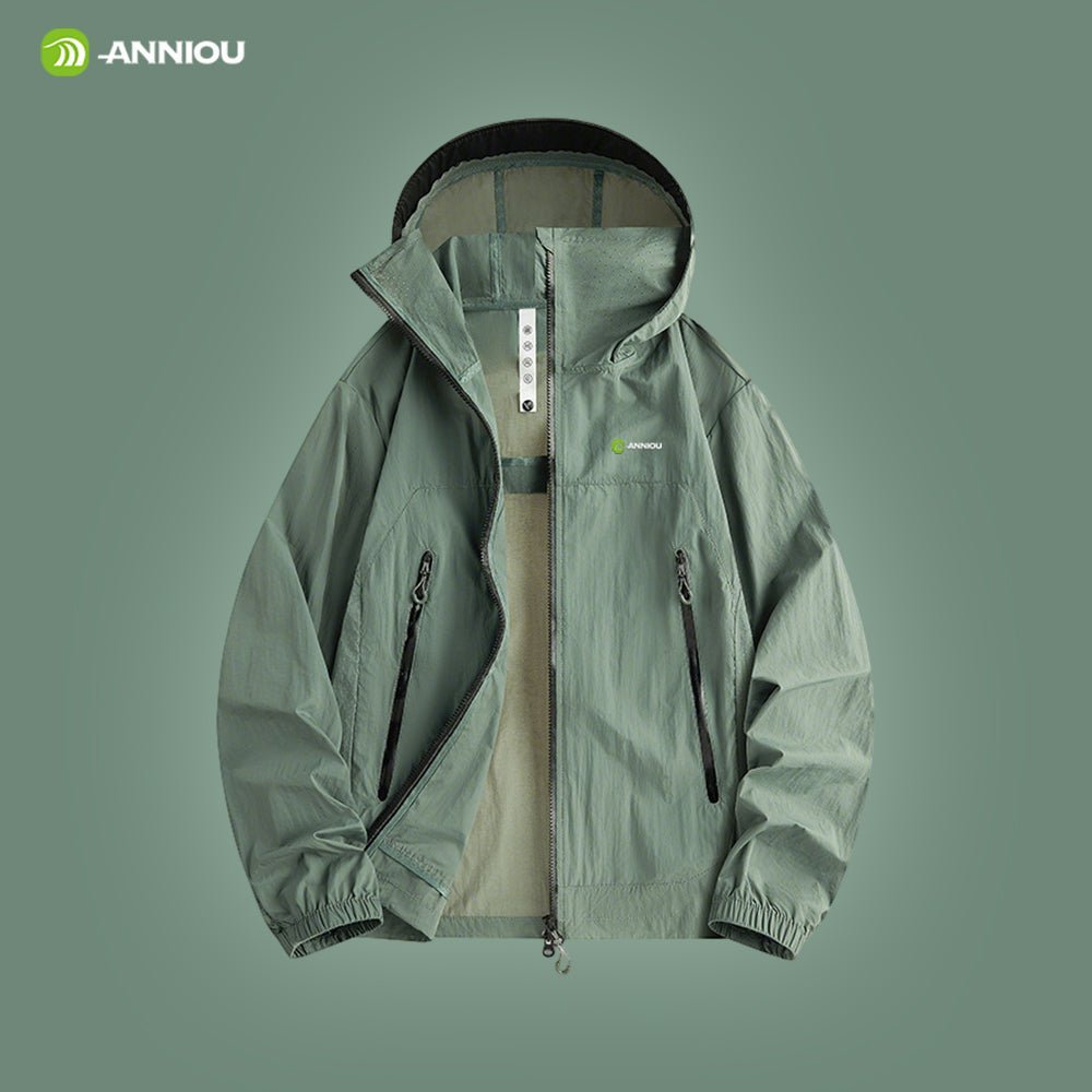 Green UPF 100+ Hooded Jacket